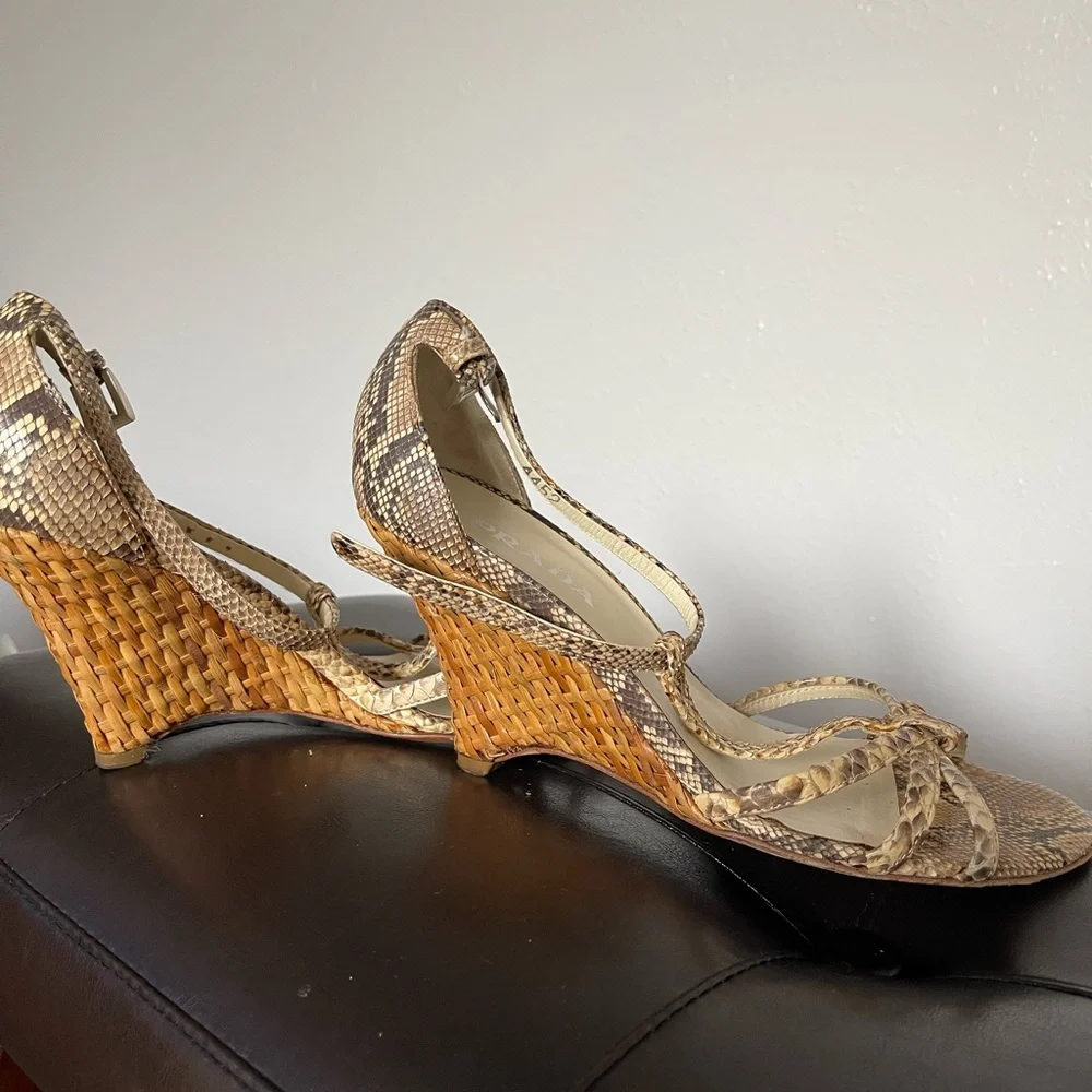 Prada python wedges - Picture 3 of 4